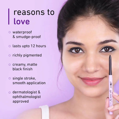 Plum Eye-swear-by Kohl Kajal - Deep Black - 0.35 gm