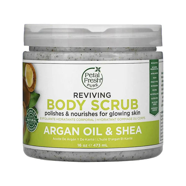 Petal Fresh Pure Reviving Argan Oil & Shea Body Scrub - 473 ml