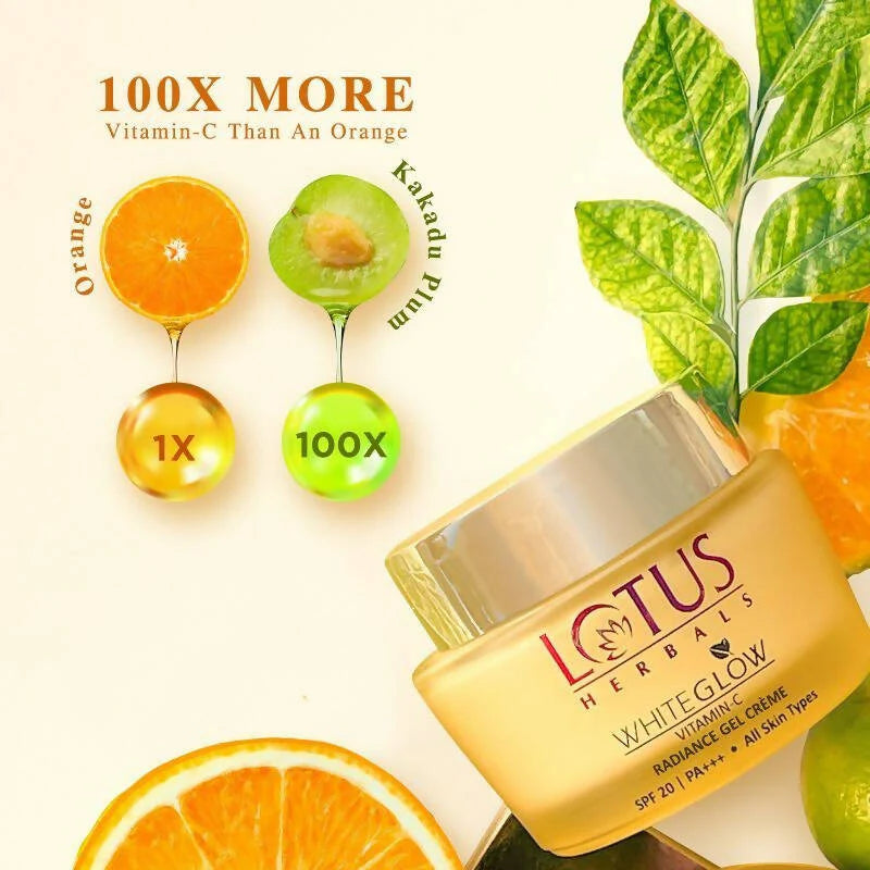 Lotus Herbals Whiteglow Vitamin-C Radiance Gel Crème SPF