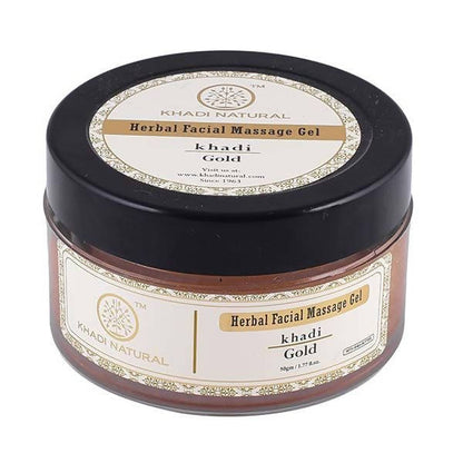 Khadi Natural Gold Face Massage Gel - 50 gm