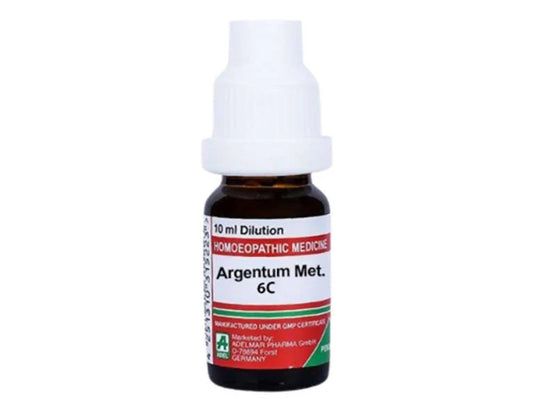 Adel Homeopathy Argentum Met Dilution -6 CH -