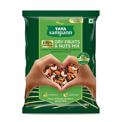 Tata Sampann Dry Fruits & Nuts Mix - 200 gm