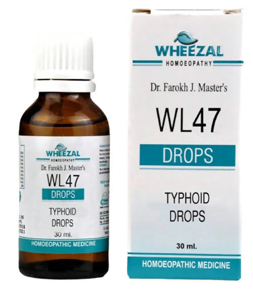 Wheezal Homeopathy WL47 Typhoid Drops -Pack of 2