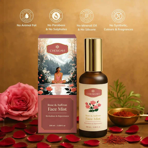 Chengavi Rose & Saffron Face Mist - 100 ml