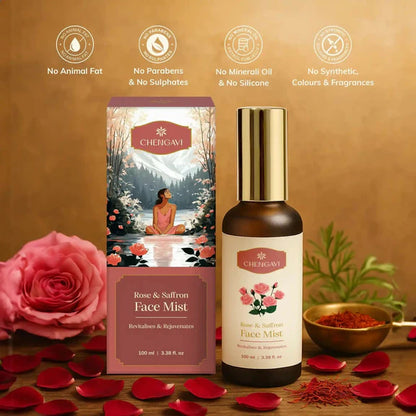 Chengavi Rose & Saffron Face Mist - 100 ml