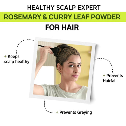 Alps Goodness Rosemary Hair Renewal Duo with Rosemary Water Spray and Rosemary & Curry Leaf Powder - Hair Growth Expert -combo
