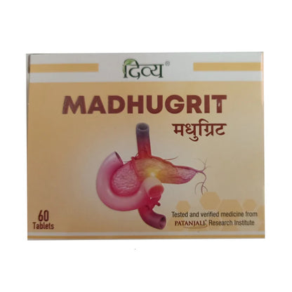 Patanjali Divya Madhugrit Tabs - 60 tabs - Pack of 1