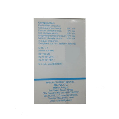 SBL Homeopathy Five Phos Tablet -3X
