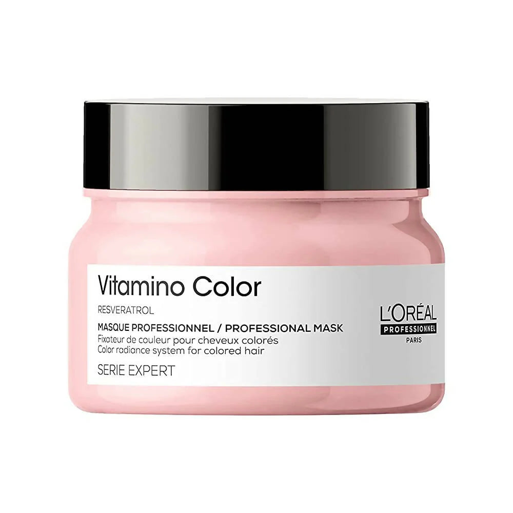 L'Oreal Paris Vitamino Color Hair Mask With Resveratrol For Color-Treated Hair, Serie Expert