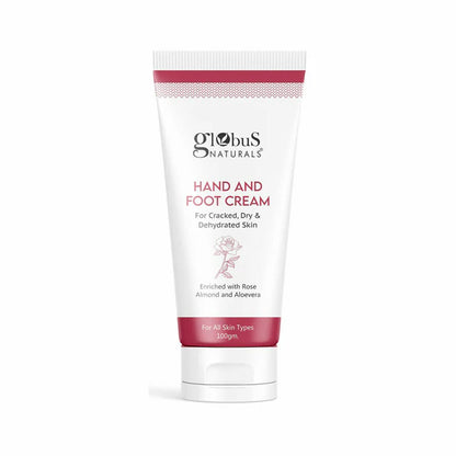Globus Naturals Nourishing Hand & Foot Cream, On The Go Hydration - 100 gm