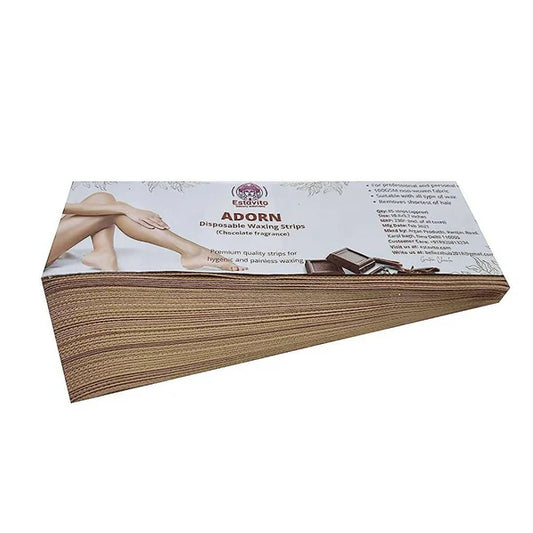 Estavito Adorn Wax Strips Hair Remover-Chocolate Fragranced - 85 pcs