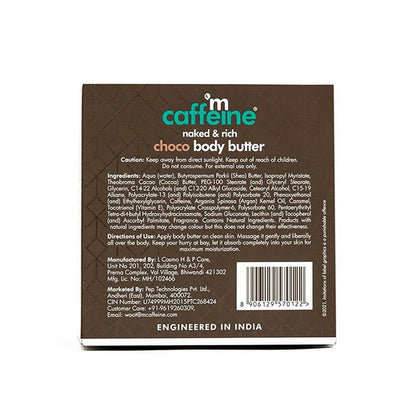 mCaffeine Naked & Rich Choco Body Butter - 250 gm