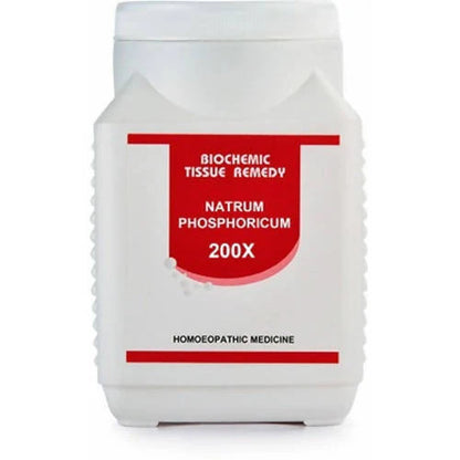 Bakson's Homeopathy Natrum Phosphoricum Biochemic Tablets -3X