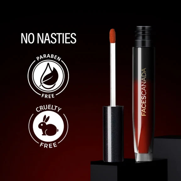 Faces Canada Comfy Silk Liquid Lipstick - Ebony Rose 14 - 3 ml