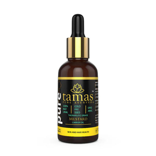 Tamas Pure Ayurveda 100% Organic Olive Cold-Pressed Carrier Oil - USDA Certified Organic - 30 ml