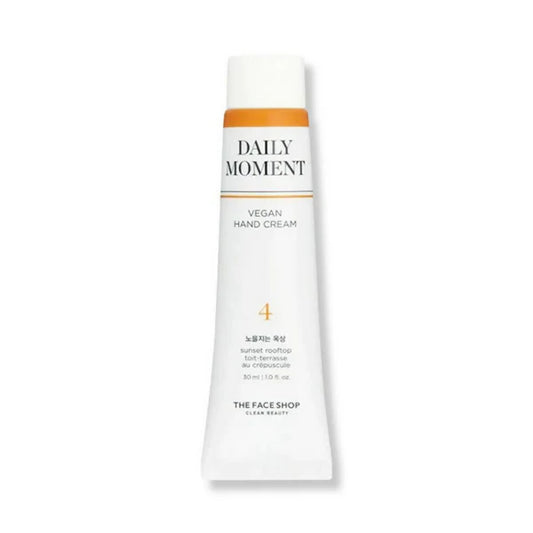 Face Shop Non-Greasy Vegan Hand Cream - Sunset Rooftop With Hyaluronic Acid - 30 ml