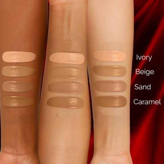 Faces Canada 3 in 1 Flawless Matte Concealer & Colour Correctors - Ivory - 15 gm