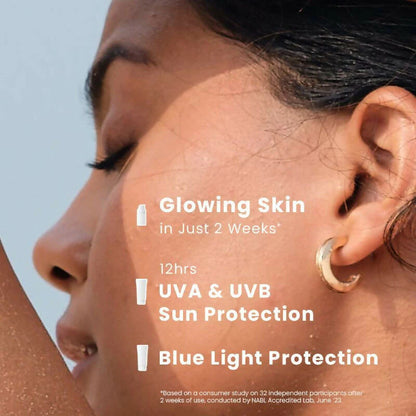Hyphen By Kriti Sanon Golden Hour Glow Serum & Sunscreen SPF 50 Combo - combo