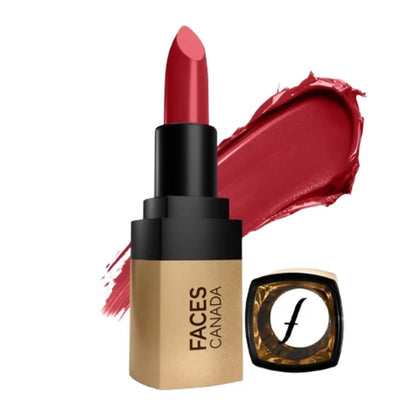 Faces Canada Comfy Matte Velvet Touch Lipstick - Cherry Pie 02 - 4.2 gm