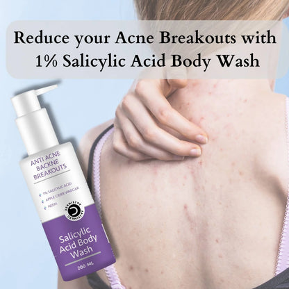 Dermistry Salicylic Acid Body Wash & Mattifying Moisturizer - combo