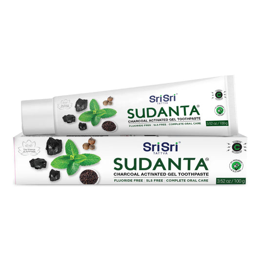 Sri Sri Tattva USA Sudanta Toothpaste With Charcoal & Salt