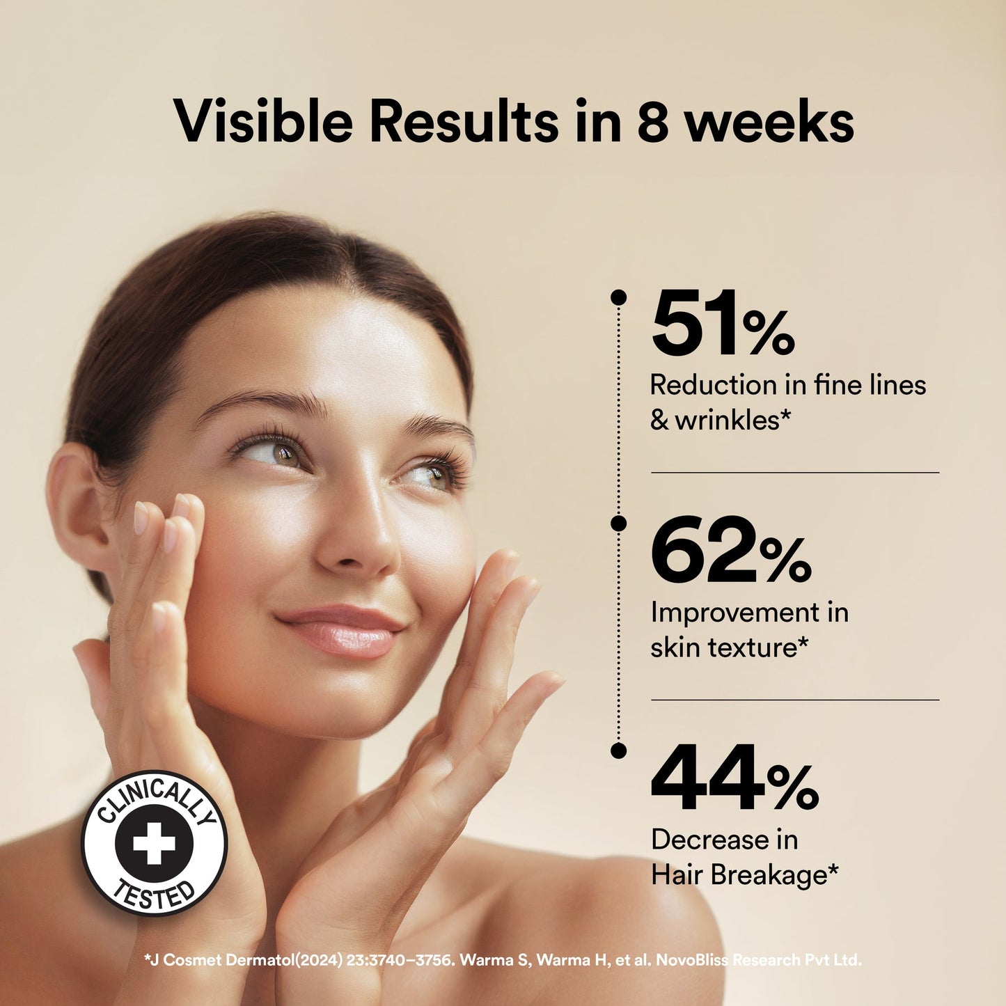 Wellbeing Nutrition Vegan Pro Collagen, Hyaluronic Acid, Skin & Hair, Lemon Lime Flavour