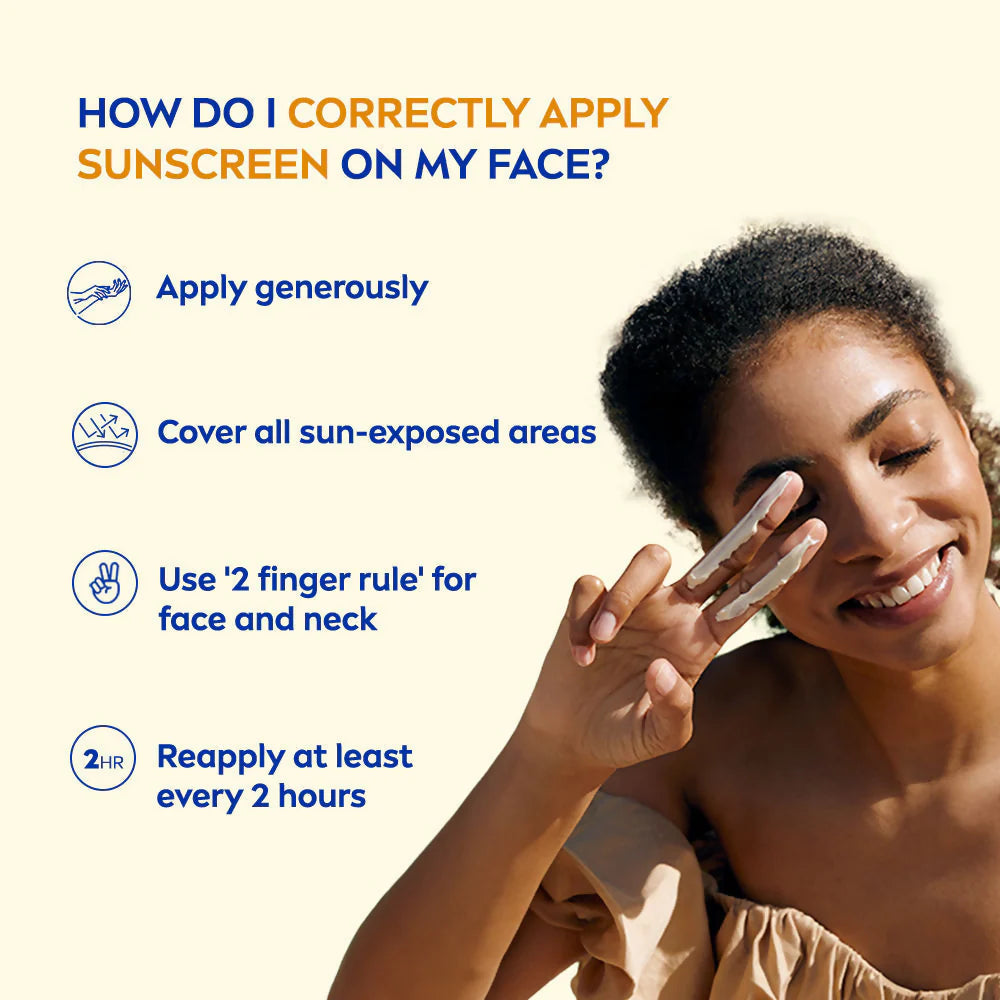 Nivea Sun Shine Control SPF 50 Sunscreen Ultra Matte, No White Cast, Instant UV Protection - 50 ml