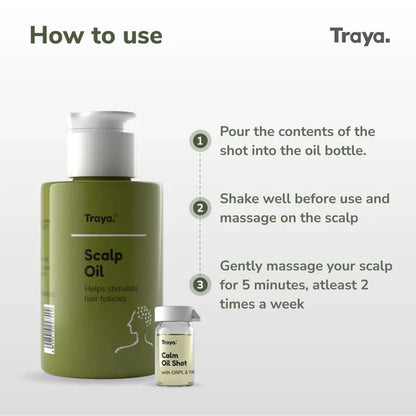 Traya Scalp Oil with Calm Oil Shot - 100 ml