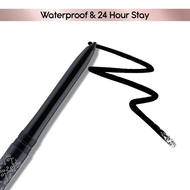 Kay Beauty Waterproof 24 Hour Kajal - Spade Black