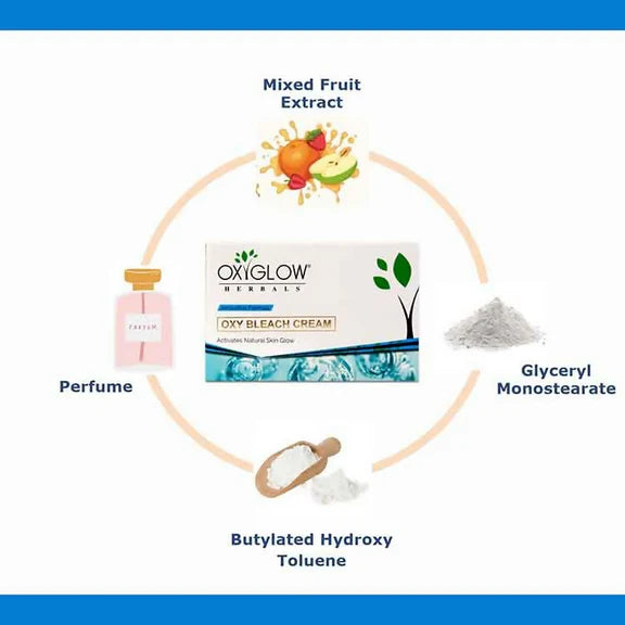 Oxyglow Herbals Oxy Bleach Cream - 50 gm