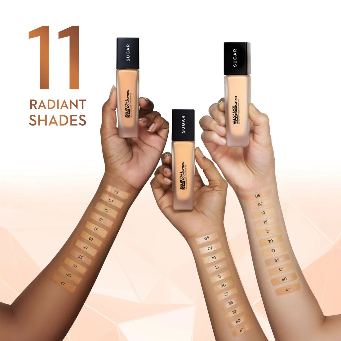 Sugar Ace Of Face Dewy Foundation - 20 Galao - 30 ml
