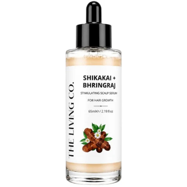 THE LIVING CO. Shikakai + Bhringraj Stimulating Scalp Serum - 65 ml
