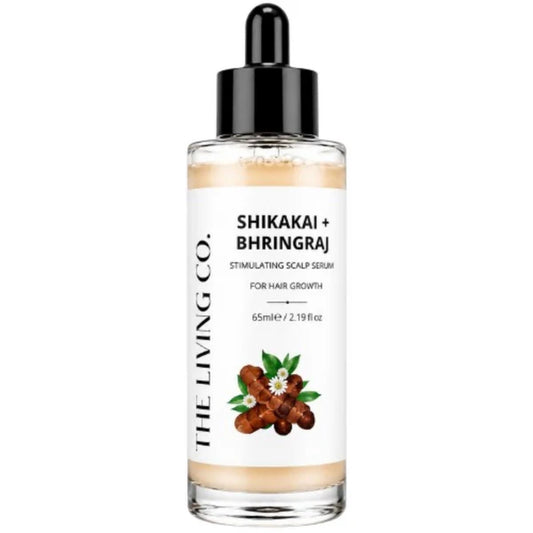 THE LIVING CO. Shikakai + Bhringraj Stimulating Scalp Serum - 65 ml