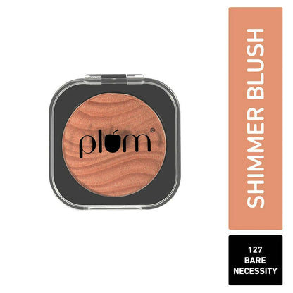 Plum Cheek-A-Boo Shimmer Blush 127 Bare Necessity - 4.5 gm