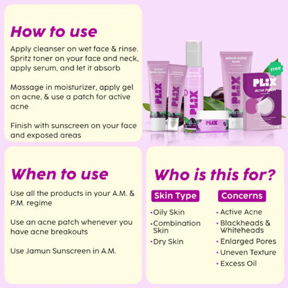 PLIX The Plant Fix Jamun Acne Kit - Kit