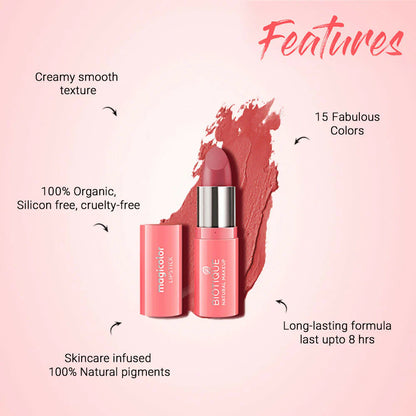Biotique Magicolor Lipstick - Cookie Crumble - 4.2 gm