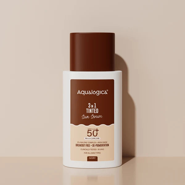 Aqualogica 3-in-1 Tinted Sun Serum
