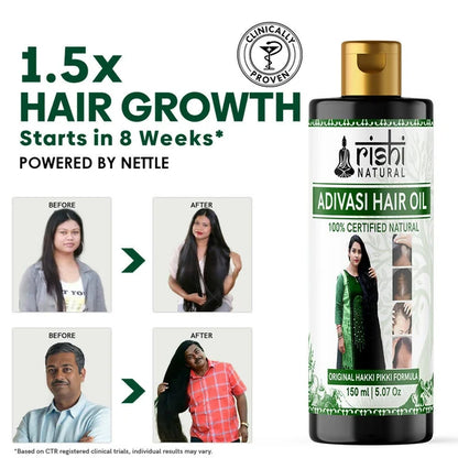 Rishi Natural Adivasi Hair Oil - 150 ml