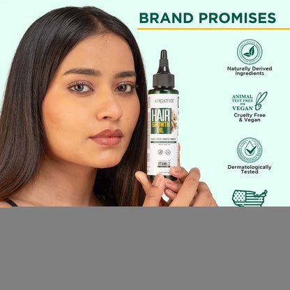 Orgatre Hair Growth Oil With 28 Herbal Oils ??Promotes Hair Growth, Reduces Hair Fall & Dandruff - 100 ml