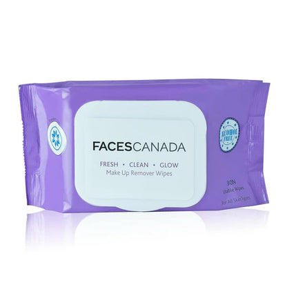 Faces Canada Fresh Clean Glow Makeup Remover Face Wipes - 30 Pieces