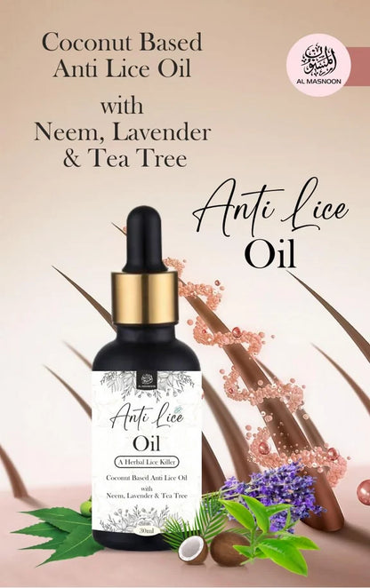 Al Masnoon Anti-Lice Hair Oil & Shampoo - combo