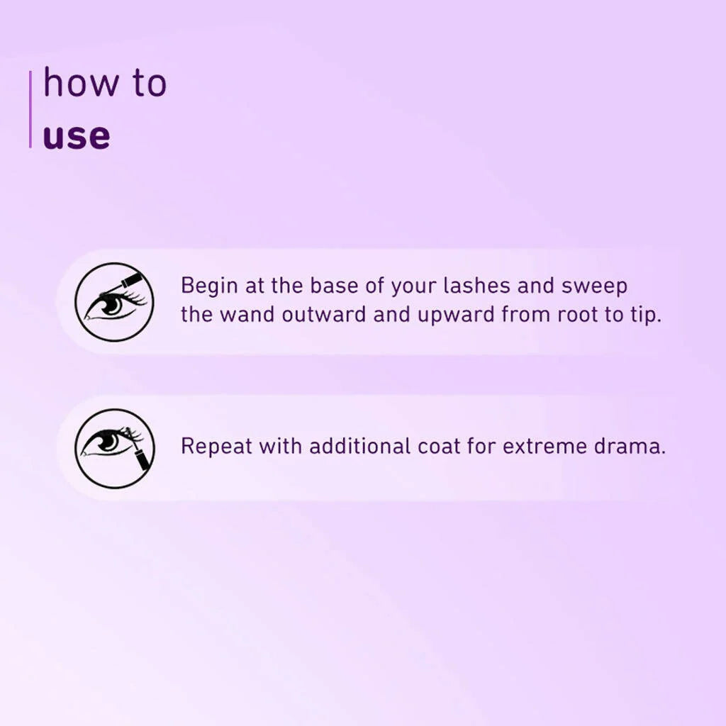 Plum Lash Drama 1-4 - All Mascara 01 Black - 8 ml