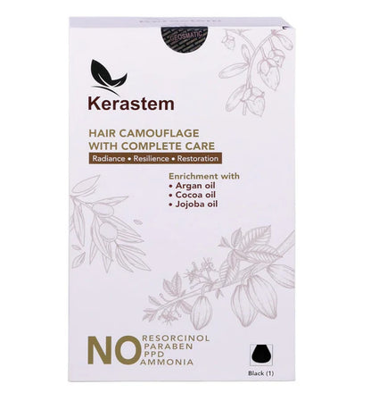 Kerastem Hair Color Black No.1 - kit