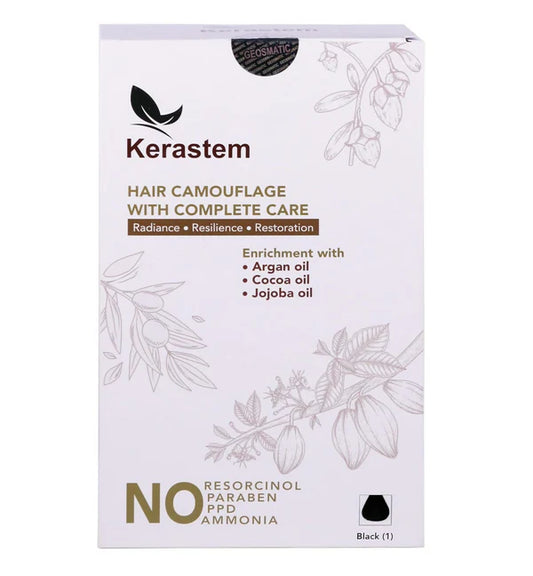 Kerastem Hair Color Black No.1 - kit