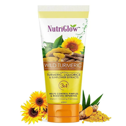 NutriGlow Wild Turmeric Face Wash - 65 ml