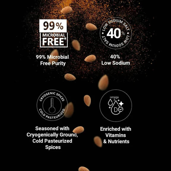 Ella Foods Peri Peri Almonds - 100 gm