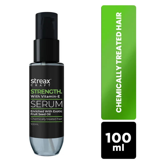 Streax Craft Strength Hair Serum For Chemically Treated Hair Strength With Vitamin-E - 100 ml