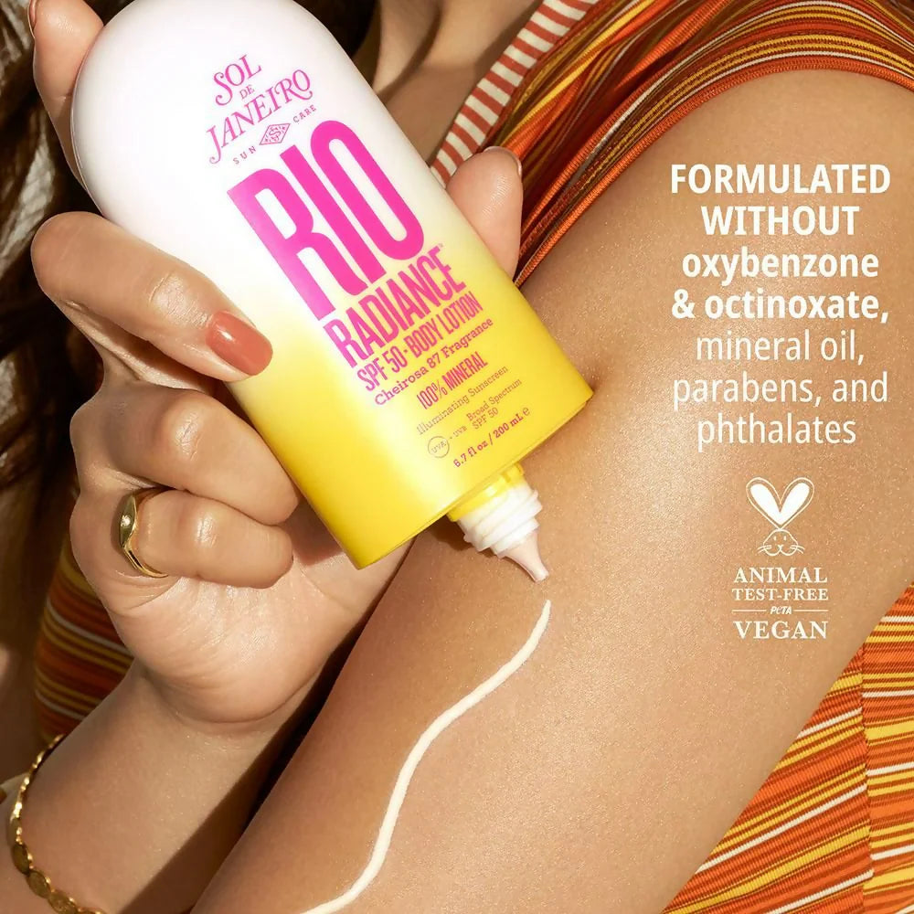 Sol de Janeiro Rio Radiance SPF 50 Body Lotion illuminating Sunscreen, UVA/UVB Broad Spectrum SPF 50 - 200 ml