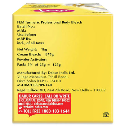 Fem Turmeric Professional Body Bleach - 1 kg