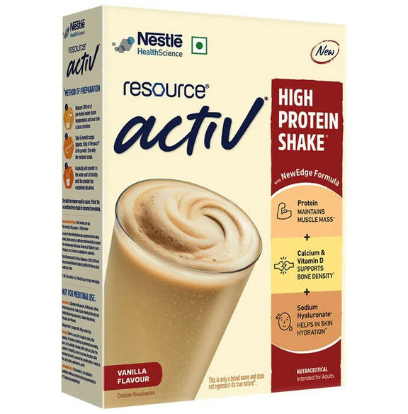 Nestle Resource Activ Powder - Vanilla Flavor - 400 gm